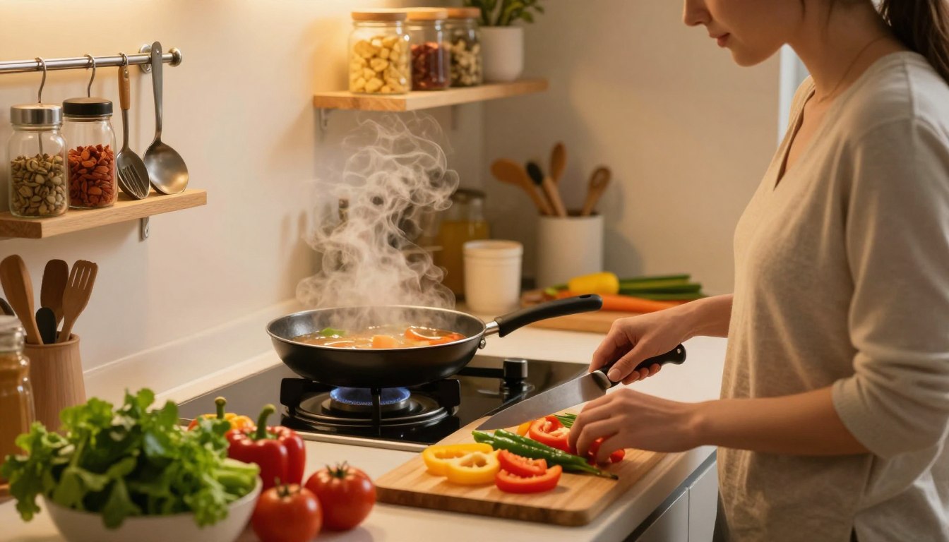 Gesund kochen trotz wenig Zeit – So gelingt dir eine stressfreie Feierabendküche